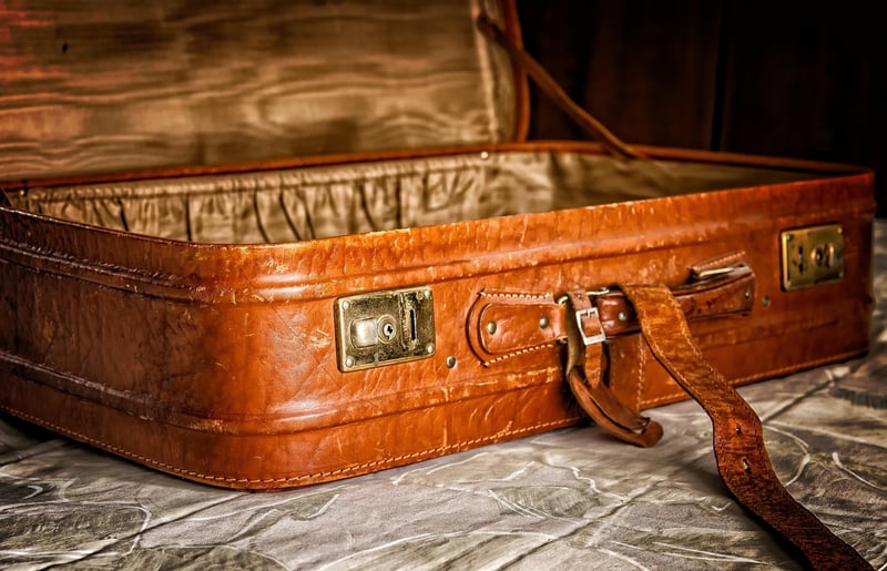 Vintage Upcycled Suitcase